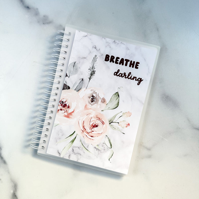 Sticker Reusable Book: Foiled Dusty Rose Breathe Darling
