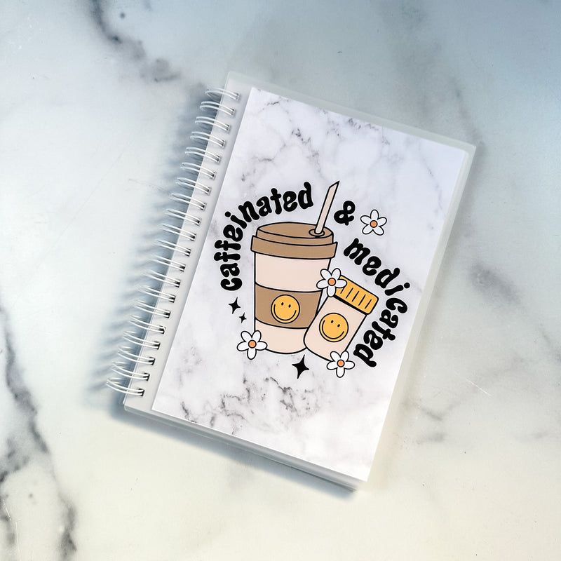 Sticker Reusable Book: Caffeinated & Medicated