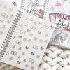 Sticker Reusable Book: Layered Floral Papierish/Papertofu Collab