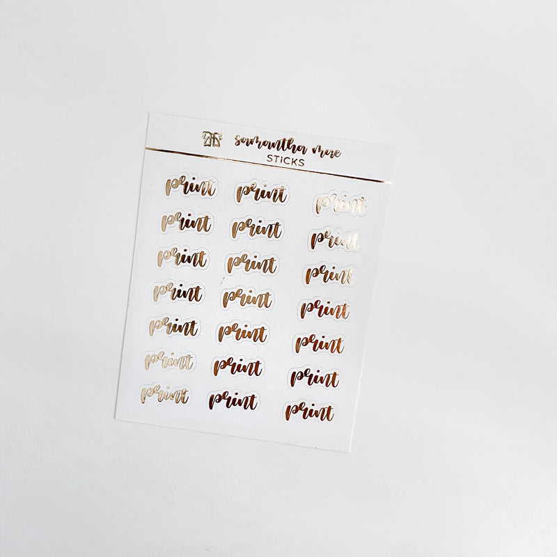 Print Girl Boss Sticker Shop Owner Bubbly Script | New Design