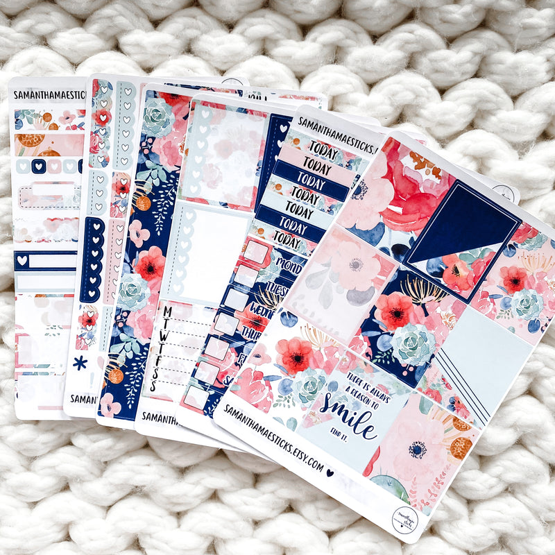 PEONY BLISS SIX PAGE VERTICAL KIT