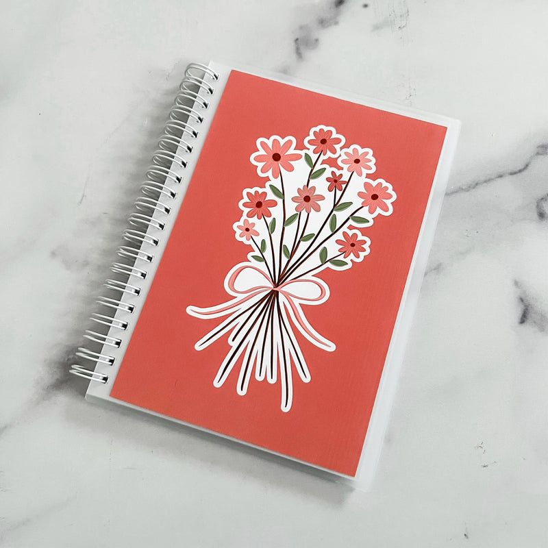 Sticker Reusable Book: Mauve Bouquet