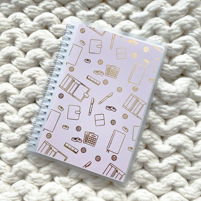 Sticker Reusable Book: Foiled Blush Planner Supplies