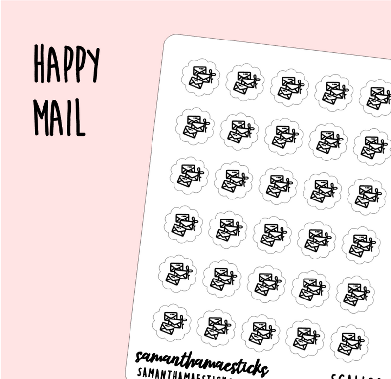 Happy Mail | Scallop Foiled Icon