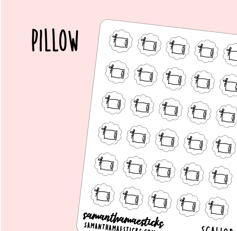 Pillow | Scallop Foiled Icon